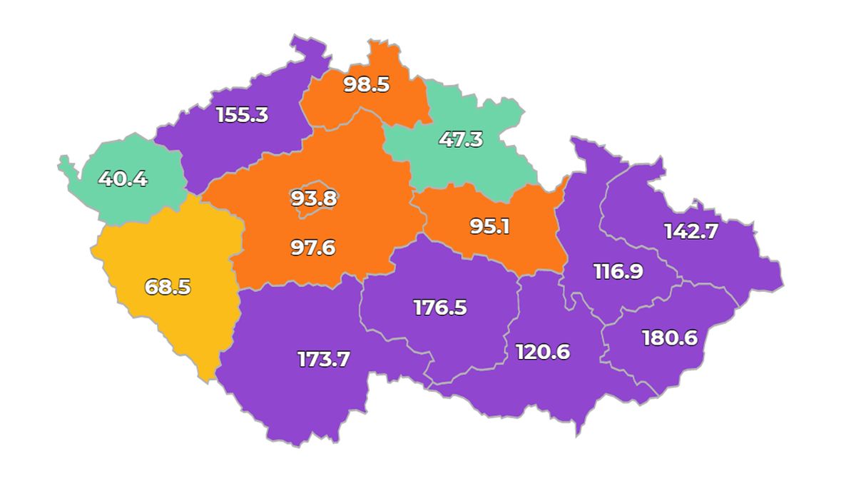 V Česku přibylo 1857 nově nakažených